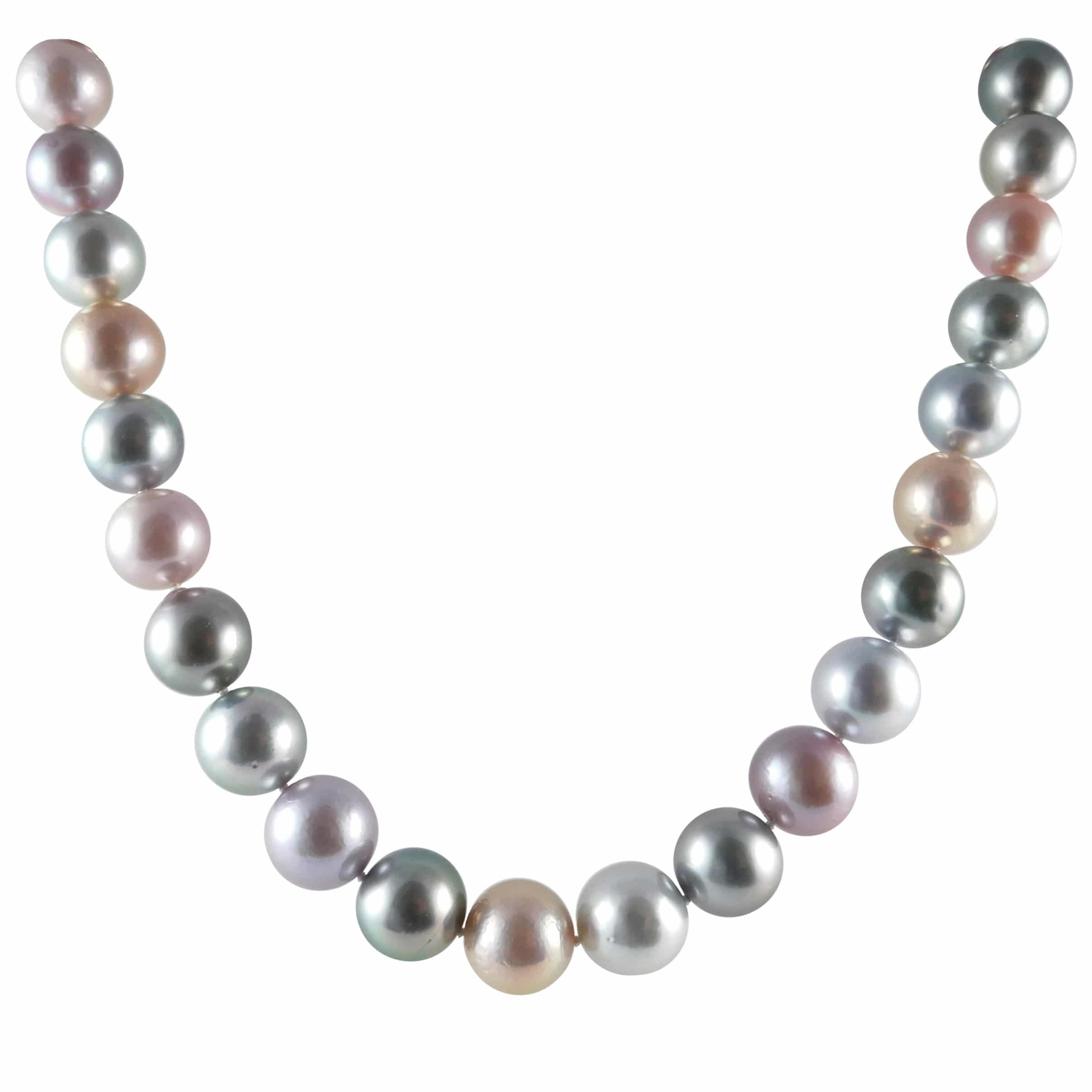 Multi-coloured Tahitian & Freshwater Pearl Necklace