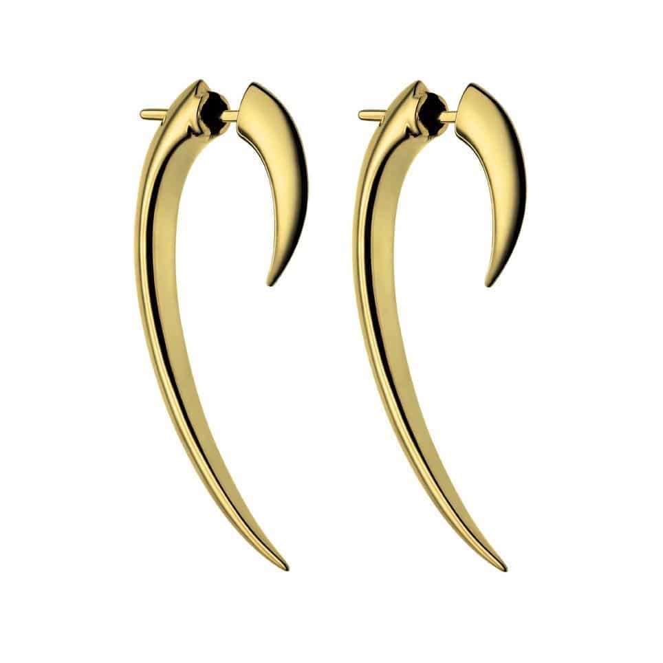Yellow Gold Vermeil Hook Earrings