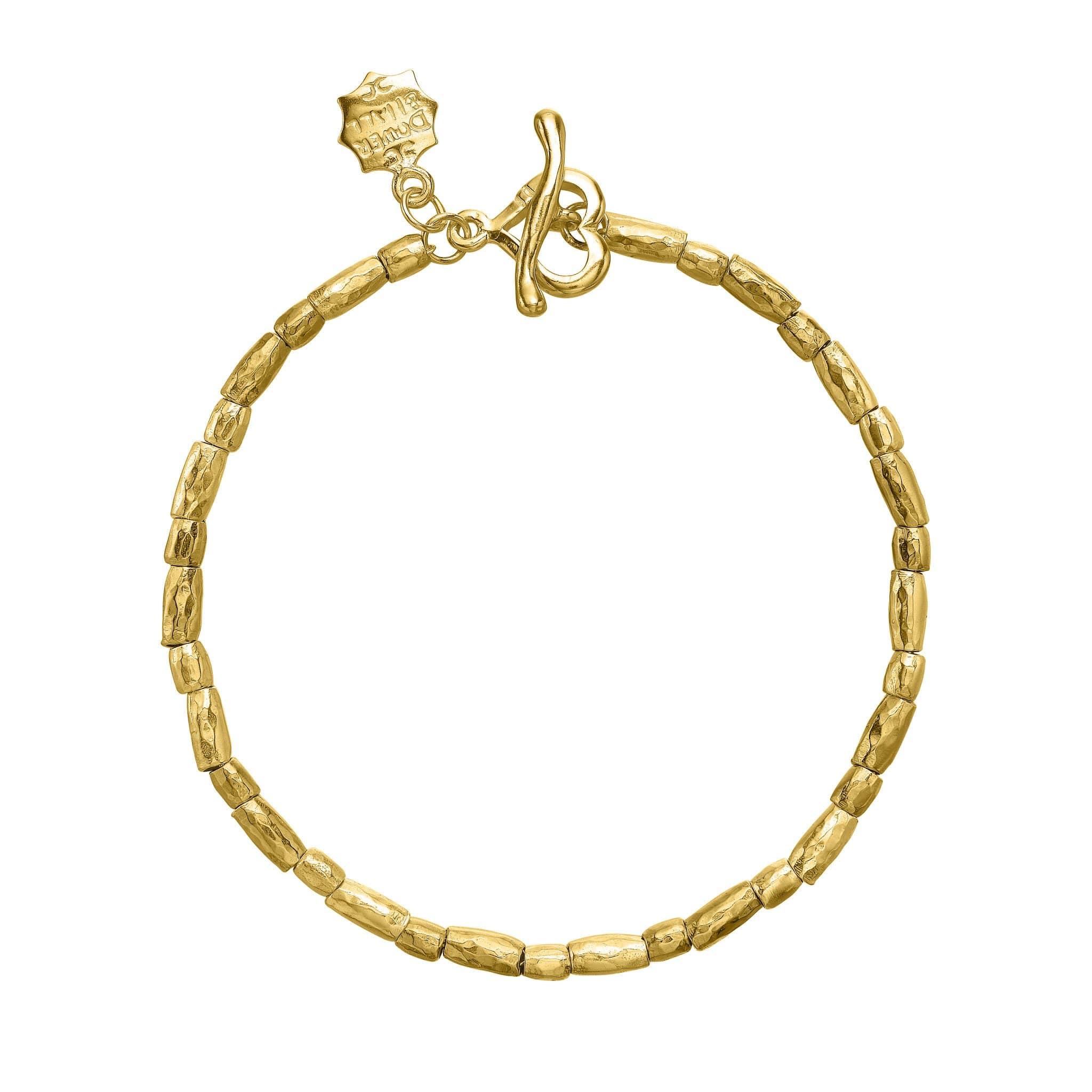 18ct Gold Vermeil Rice Nomad Bracelet