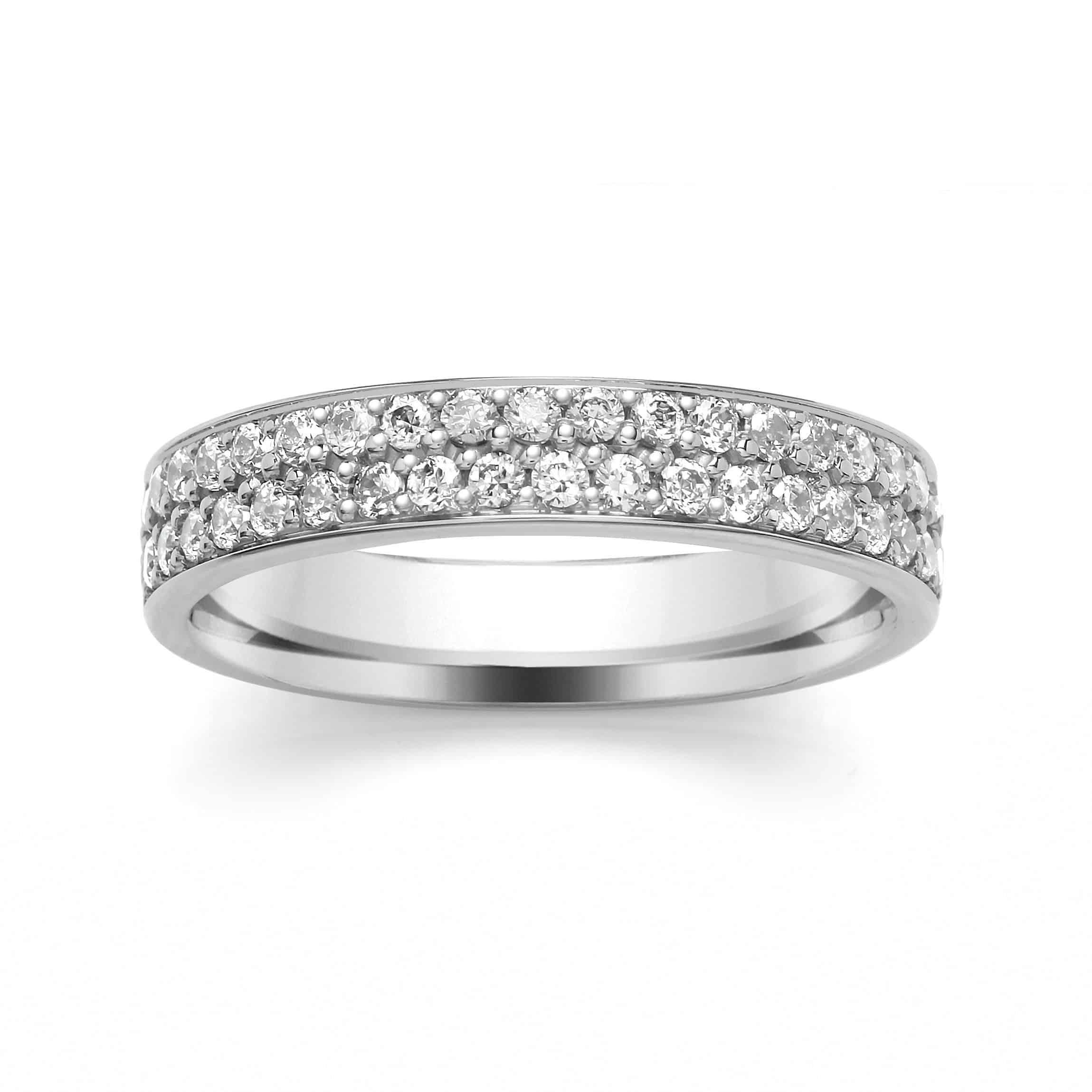 Platinum & Diamond Wedding Ring, 0.50ct