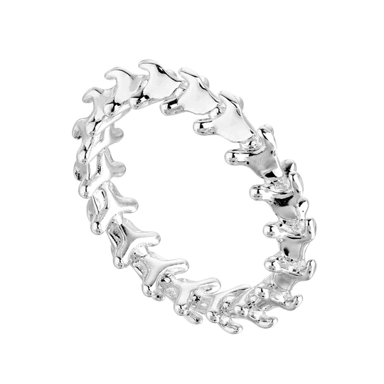 Serpent’s Trace Band Ring – Silver